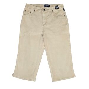 Versace Light Tan Cropped Pants 100% Cotton Y2K from 2000
